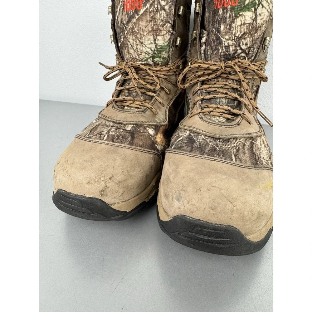 Lacrosse Windrose Boots Mens 12 Realtree Camo Winter Hunting 1000g Waterproof 8
